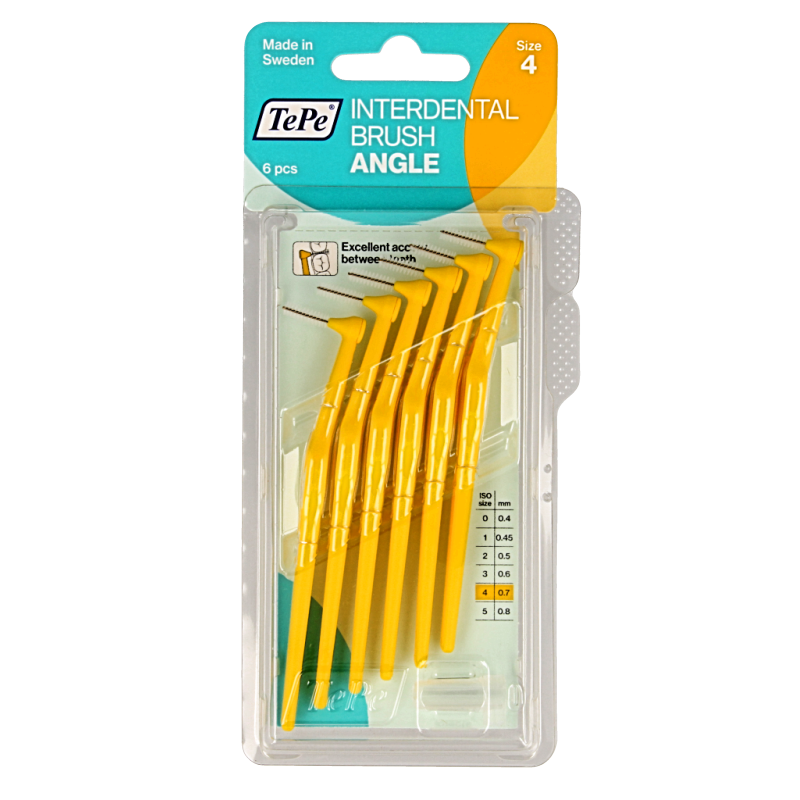 TePe Angle geel 0.7 mm maat 4