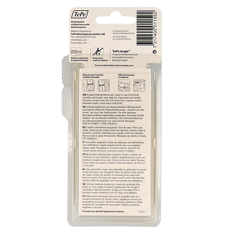 TePe Angle geel 0.7 mm maat 4 - Afbeelding 2