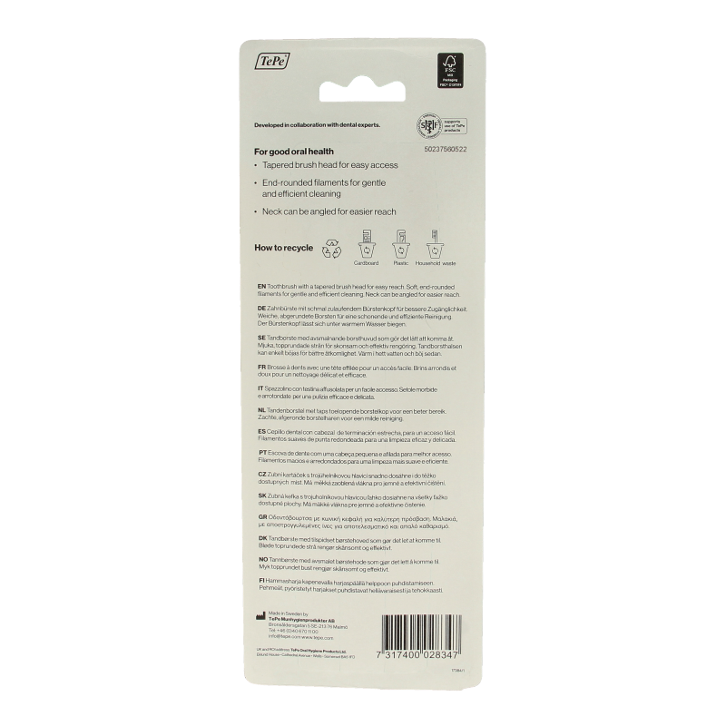 TePe Tandenborstel colour soft 3-pack - Afbeelding 2