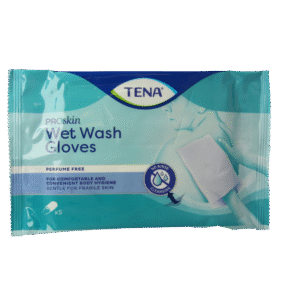 Tena Wet gloves cleans & care lotion no perfume