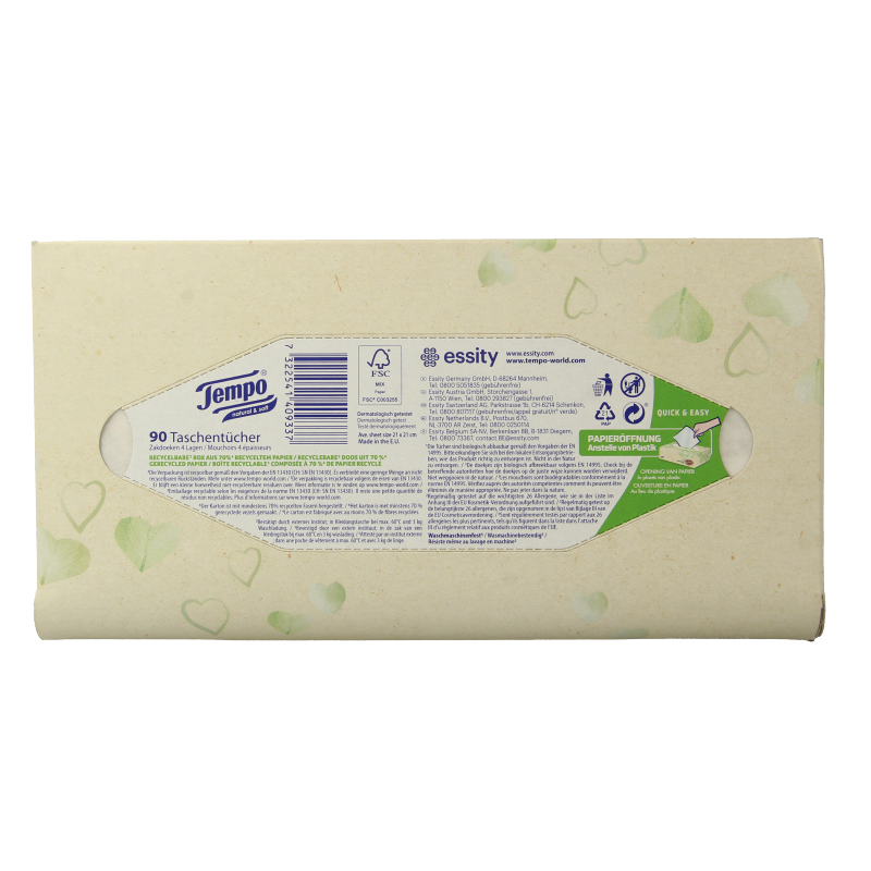Tempo Tissue box natural & soft 4-laags - Afbeelding 3