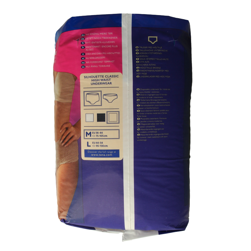 Tena Silhouet classic+ high waist creme M - Afbeelding 5