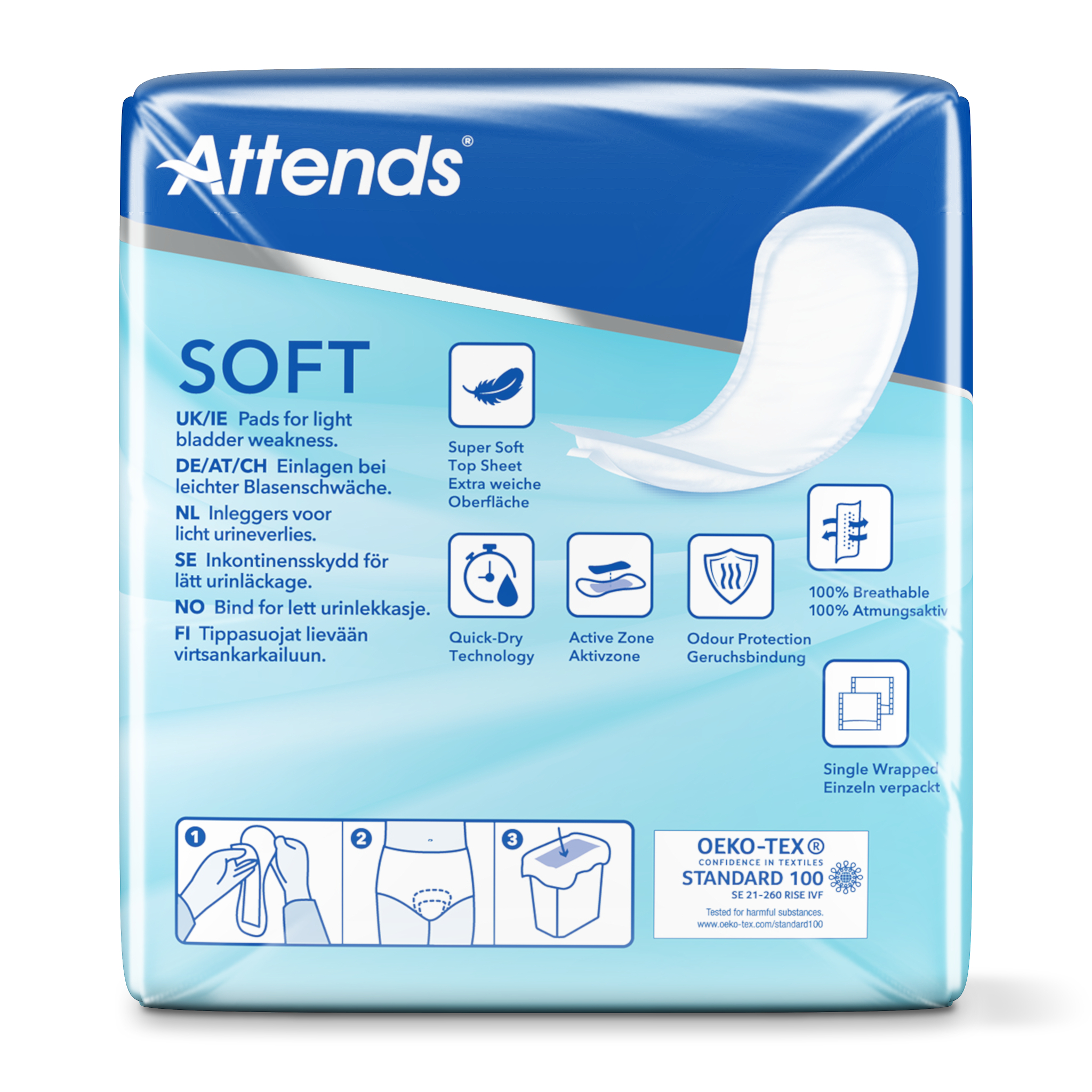 Attends Inlegger soft extra plus 3 - Afbeelding 3