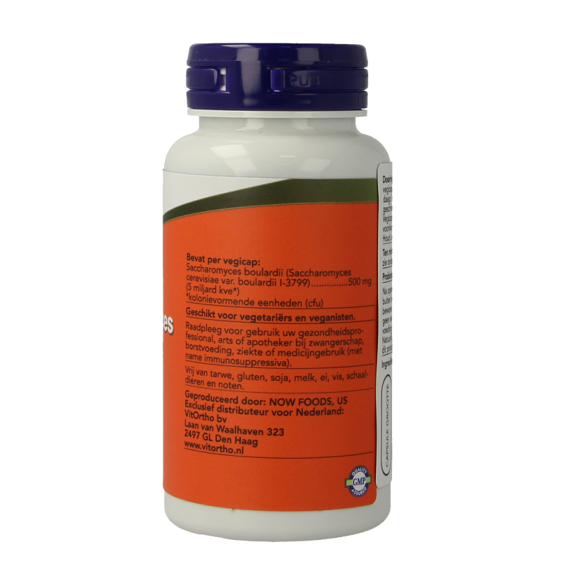 NOW Saccharomyces boulardii 500mg - Afbeelding 3
