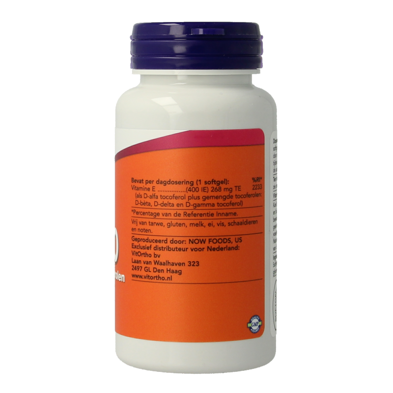NOW Vitamine E-400 gemengde tocoferolen - Afbeelding 3