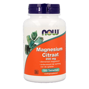 NOW Magnesium citraat 200mg