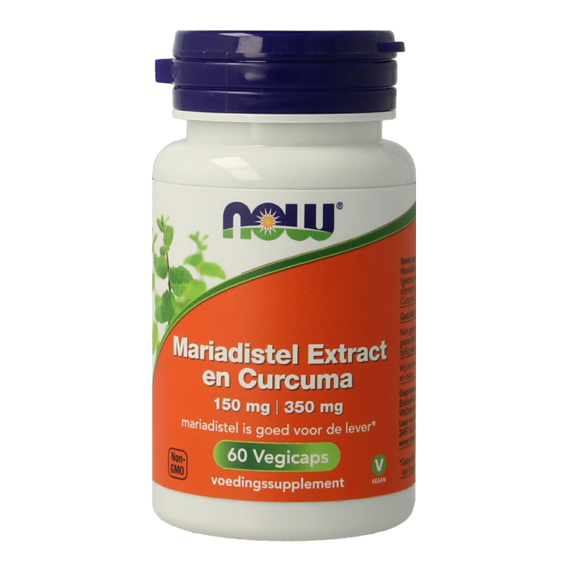 NOW Mariadistel extract en curcuma