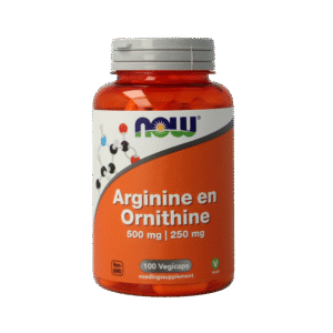 NOW Arginine & ornithine 500 / 250mg