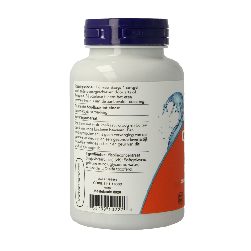 NOW Omega-3 Plus 360mg EPA 240mg DHA - Afbeelding 2
