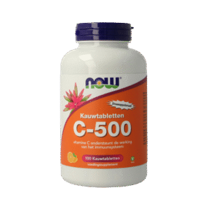 NOW C-500 kauwtabletten sinaasappelsmaak