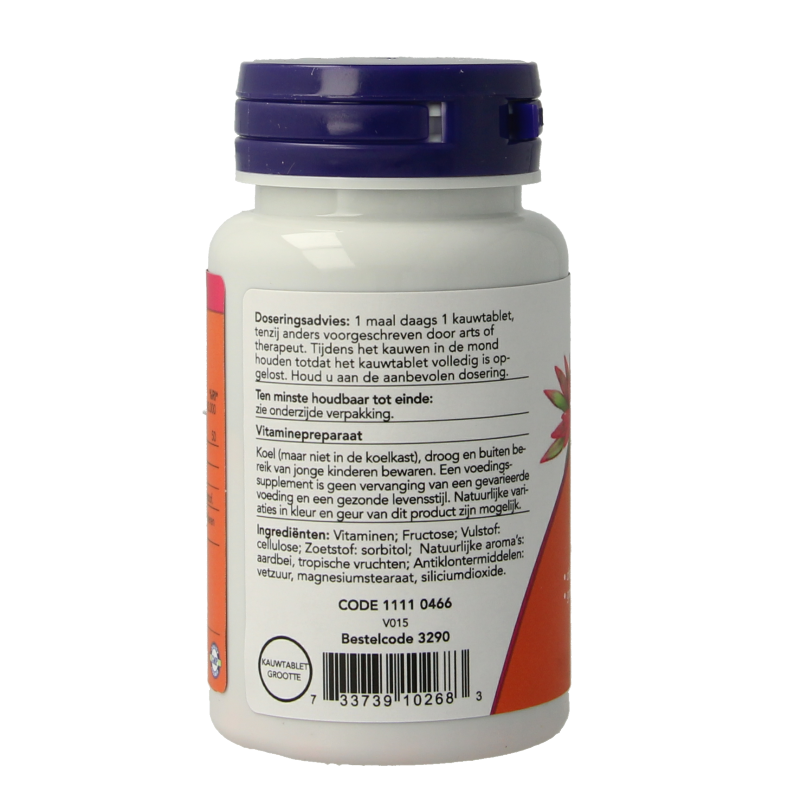 NOW Vitamine B12 1000mcg en Foliumzuur 100mcg - Afbeelding 2