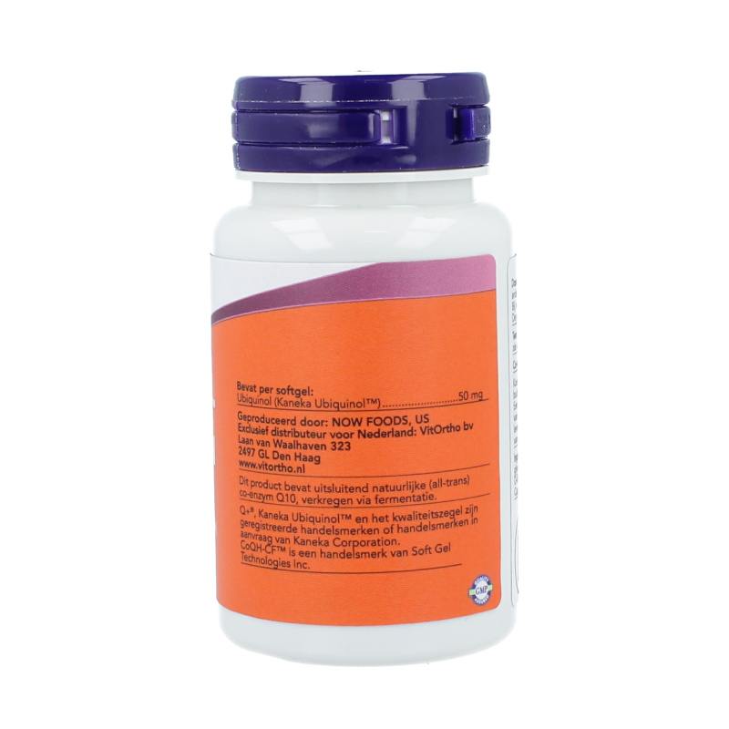 NOW Co-Q10 ubiquinol 50mg - Afbeelding 3