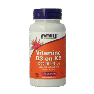 NOW Vitamine D3 1000IE & Vitamine K2