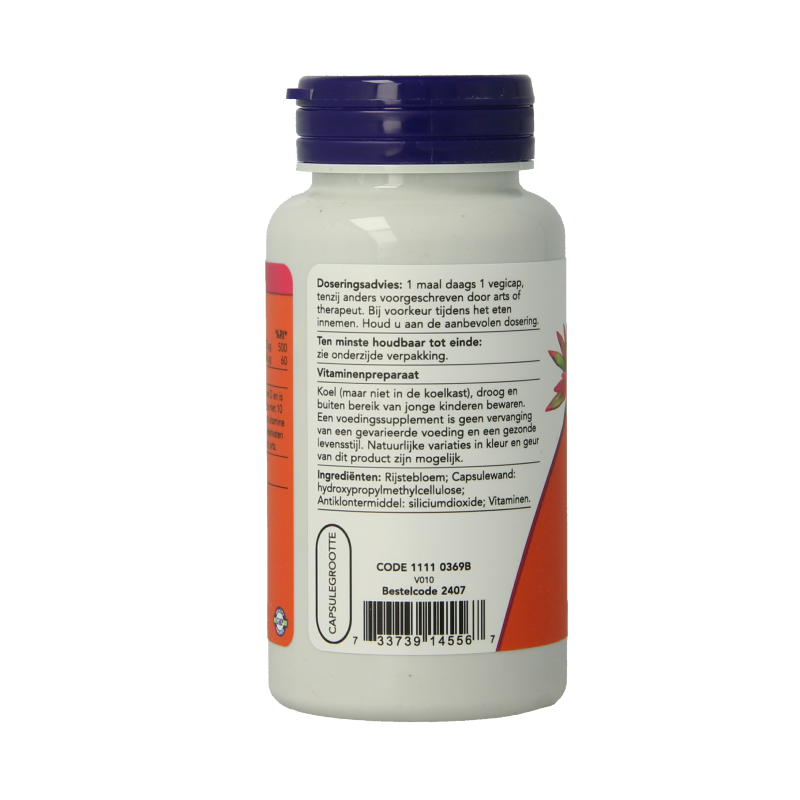 NOW Vitamine D3 1000IE & Vitamine K2 - Afbeelding 2