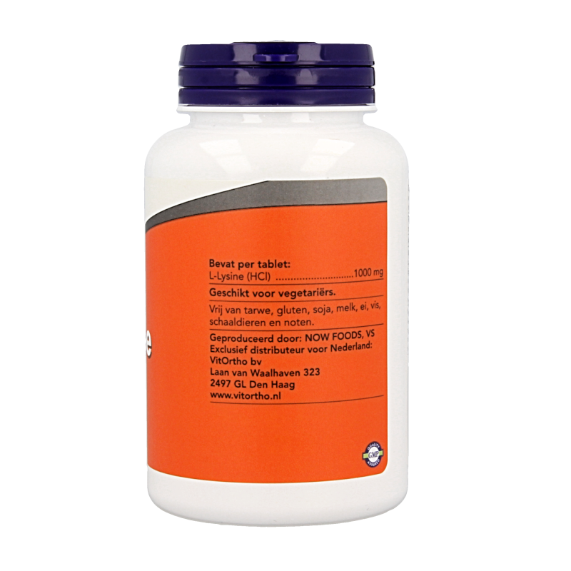NOW L-Lysine 1000mg - Afbeelding 3