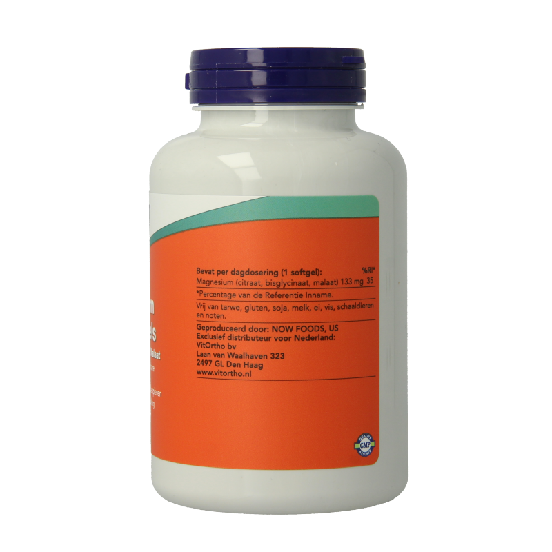 NOW Magnesium trio softgels - Afbeelding 3
