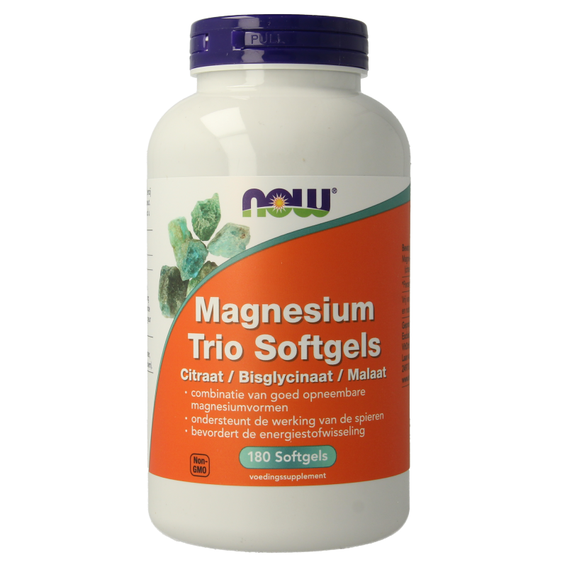 NOW Magnesium trio softgels