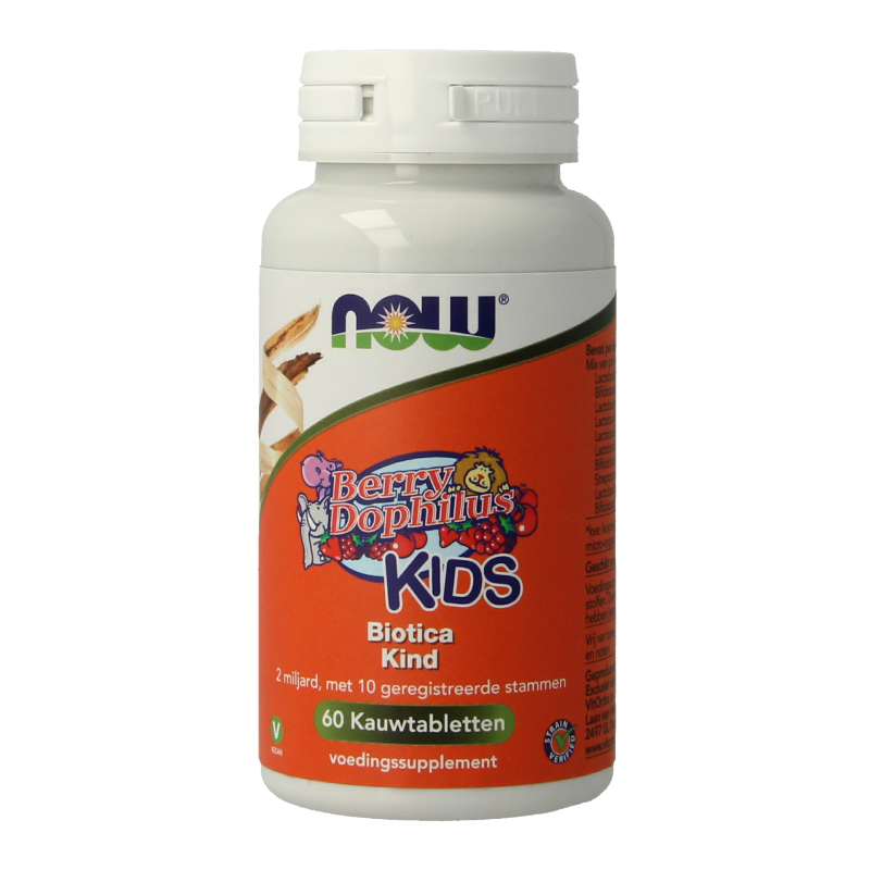 NOW Berry Dophilus™ Kids biotica kind