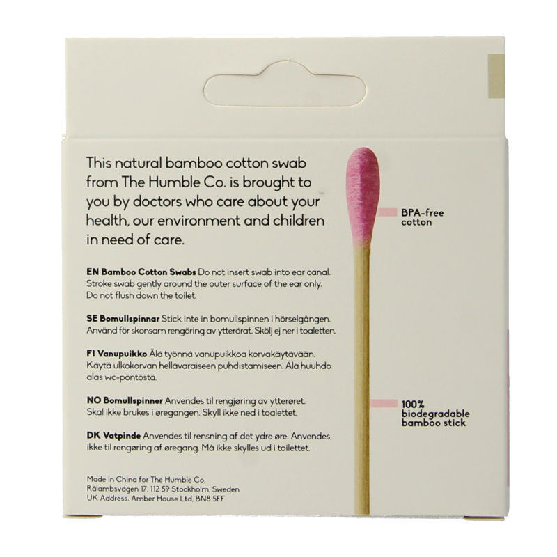 The Humble Co Wattenstaafjes bamboe paars - Afbeelding 3