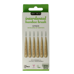 The Humble Co Interdental borstel 0.80 mm groen