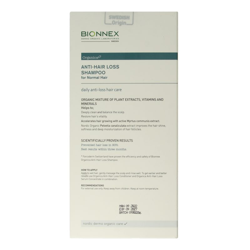 Bionnex Shampoo anti hair loss for normal hair - Afbeelding 4