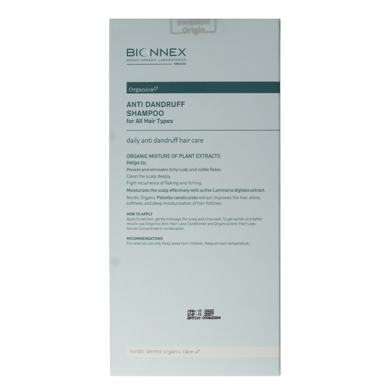 Bionnex Shampoo anti hair loss anti dandruff all hair type - Afbeelding 4