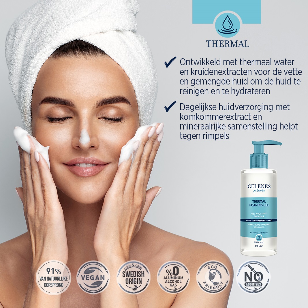 Celenes Thermal foaming gel oily skin - Afbeelding 2