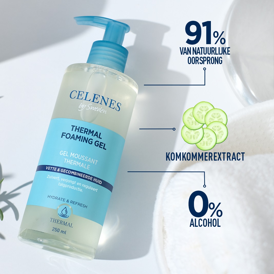Celenes Thermal foaming gel oily skin - Afbeelding 3