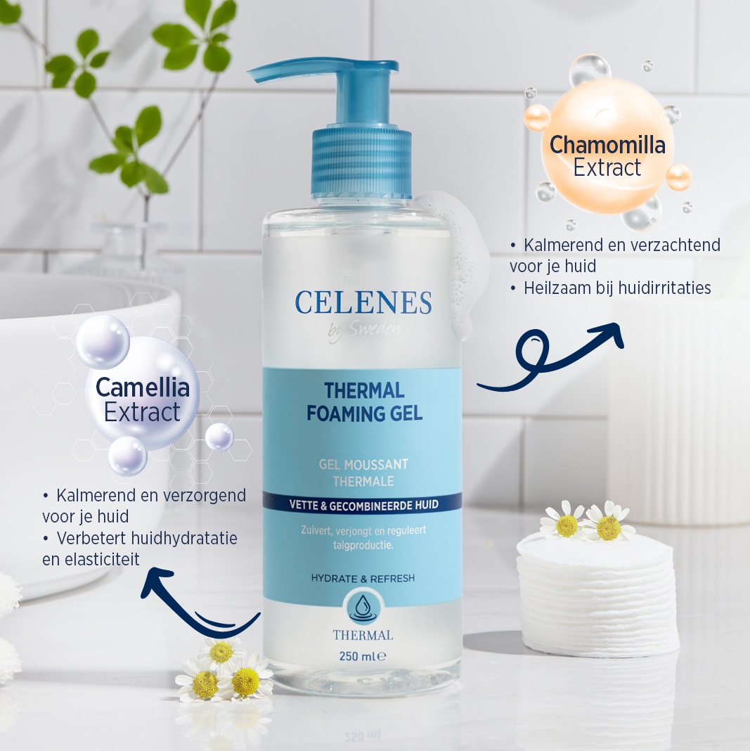 Celenes Thermal foaming gel oily skin - Afbeelding 4