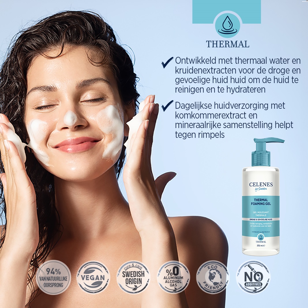 Celenes Thermal foaming gel dry skin - Afbeelding 2