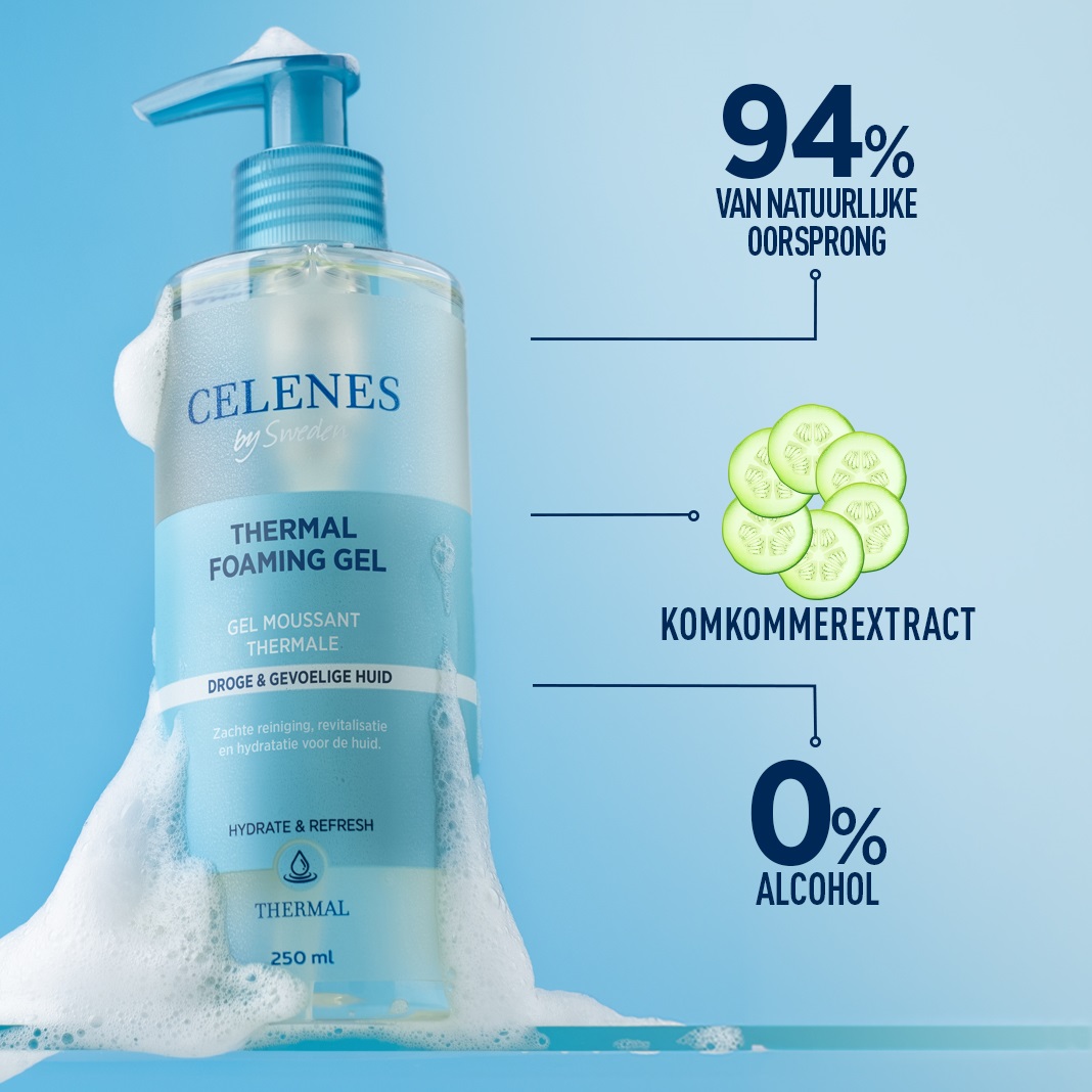 Celenes Thermal foaming gel dry skin - Afbeelding 3