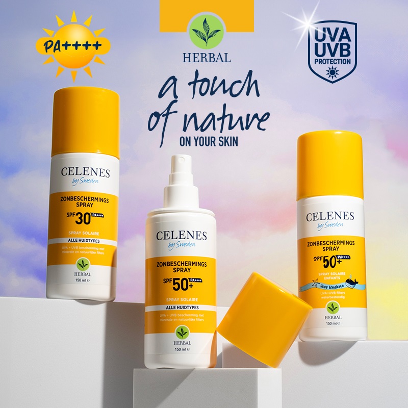 Celenes Herbal sunscreen spray all skintypes SPF50 - Afbeelding 5