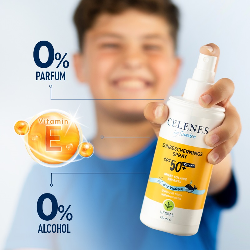 Celenes Herbal sun spray kids SPF50 - Afbeelding 4