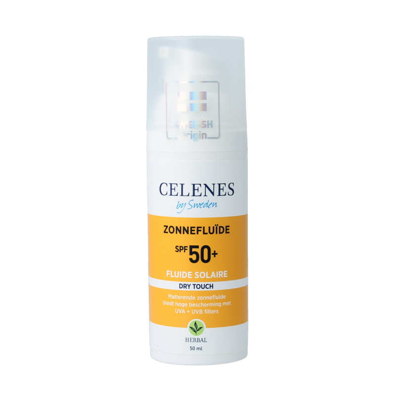 Celenes Herbal dry touch sunscreen fluid SPF50