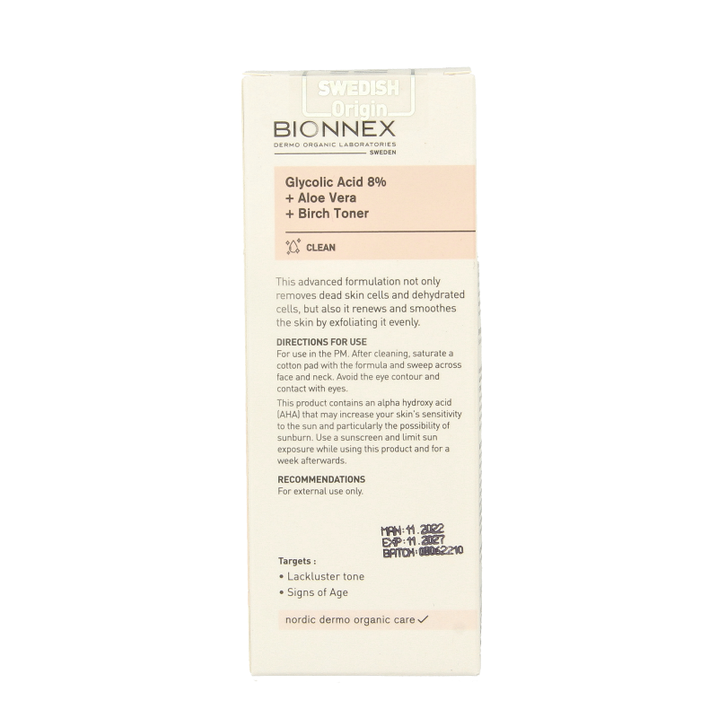 Bionnex Nordea serum glycolic acid - Afbeelding 4