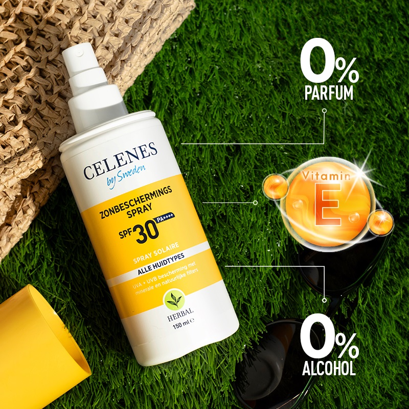 Celenes Herbal sunscreen spray lotion all skintypes SPF30+ - Afbeelding 4