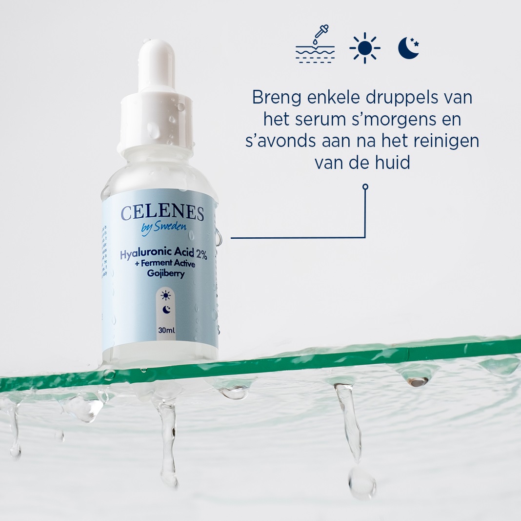 Celenes Serum hyaluronic acid + fermented active gojiberry - Afbeelding 4
