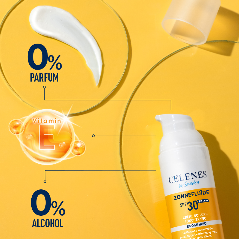 Celenes Herbal dry touch sunscreen fluid SPF30+ - Afbeelding 4