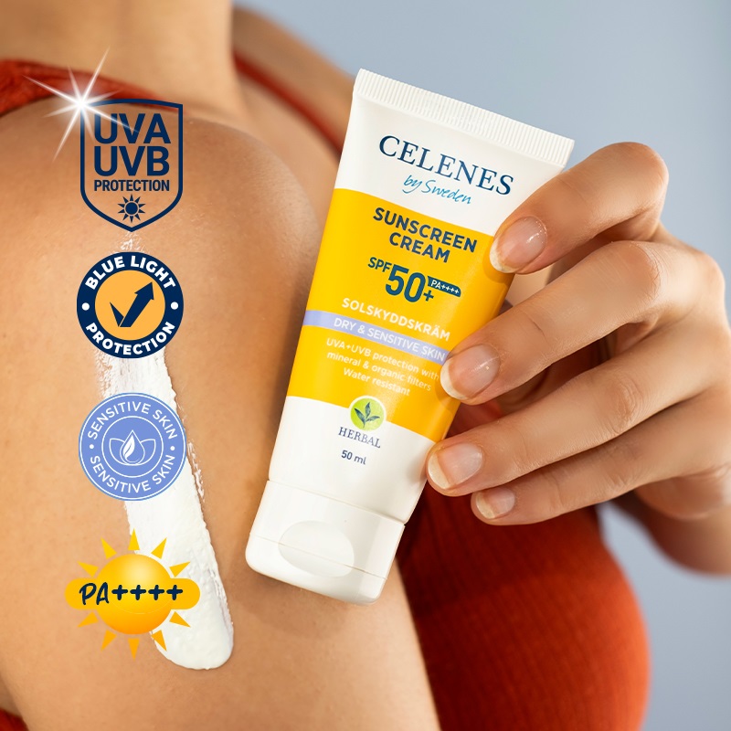 Celenes Herbal sunscreen sensitive/dry skin SPF50+ - Afbeelding 5