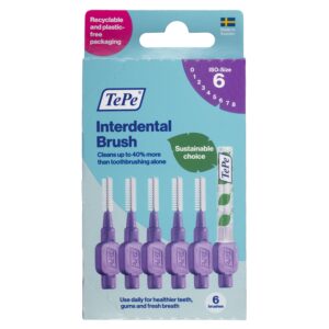 TePe Interdentale ragers original paars 1,1mm maat 6