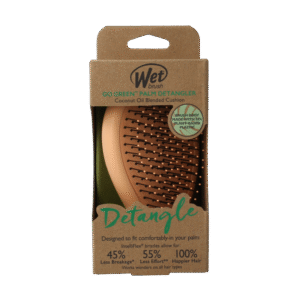 Wet Brush Go green palm detangler orange coconut oil