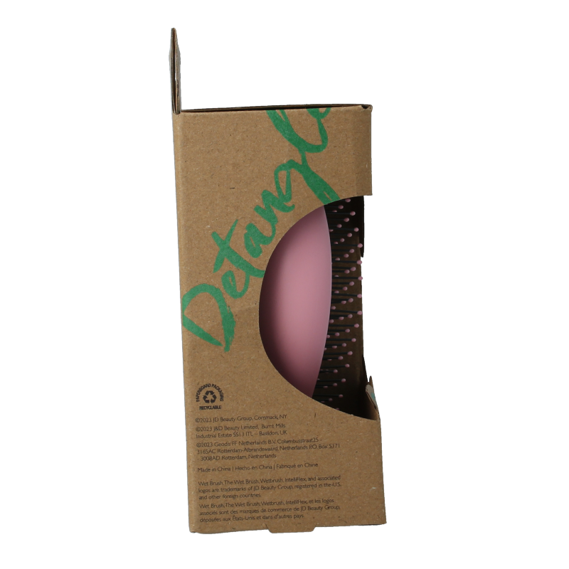 Wet Brush Go green palm detangler pink water - Afbeelding 2