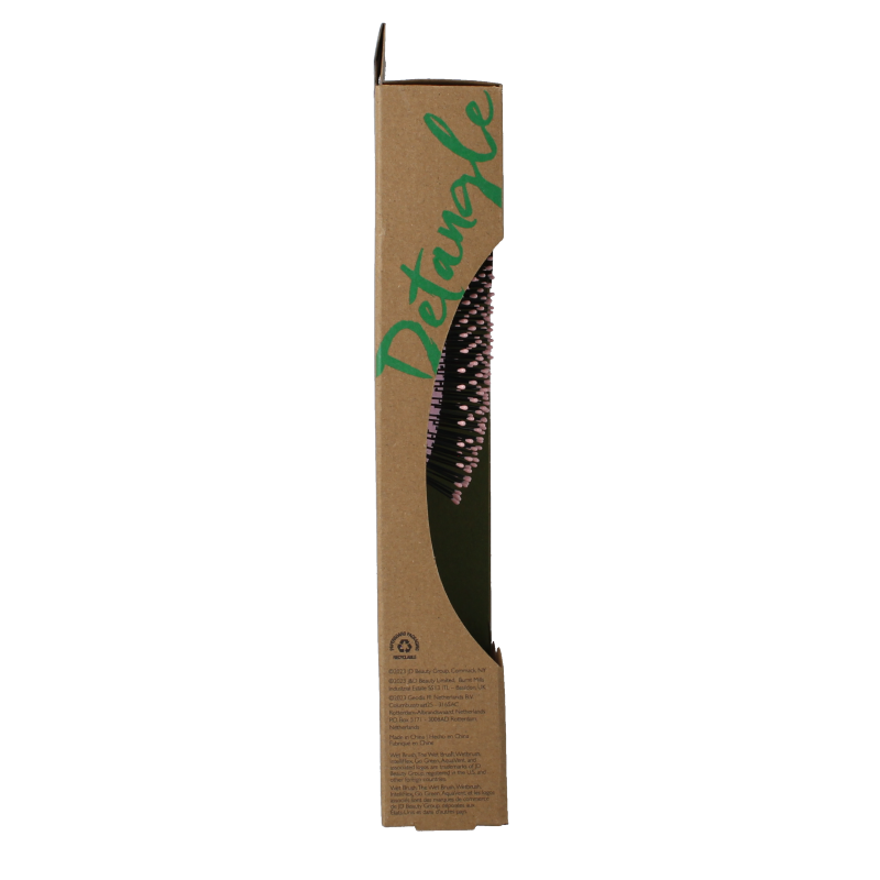 Wet Brush Go green paddle detangler pink - Afbeelding 2