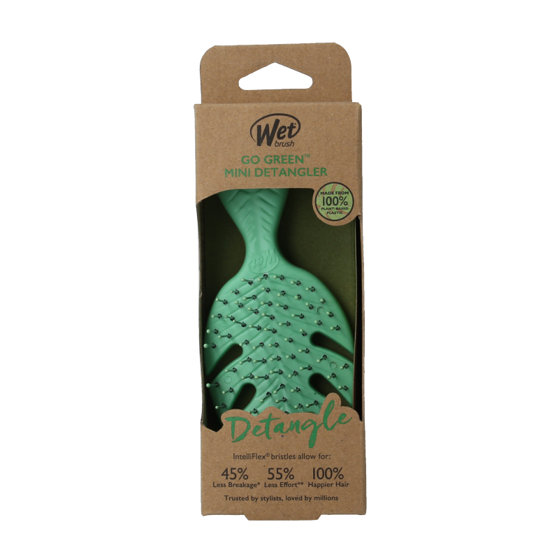 Wet Brush Go green detangler green mini