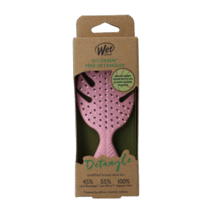 Wet Brush Go green detangler pink mini