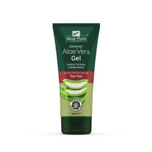 Optima Aloe pura aloe vera gel organic tea tree