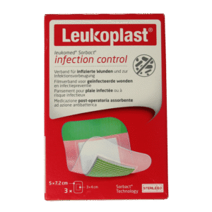 Leukomed Sorbact infection control 5 x 7.2cm