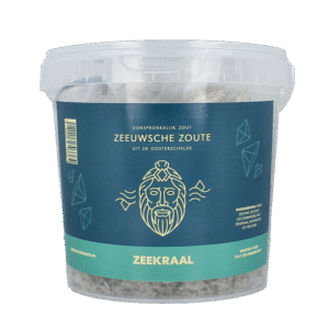 Zeeuwsche Zoute Zout met zeekraal in emmer