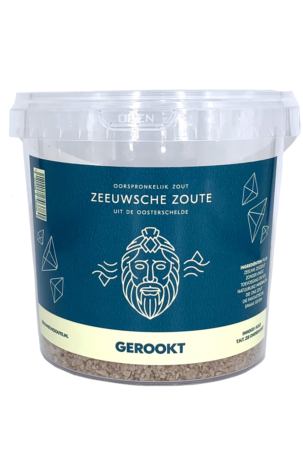 Zeeuwsche Zoute Zout gerookt emmer