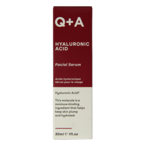 Q+A Hyaluronic acid facial serum